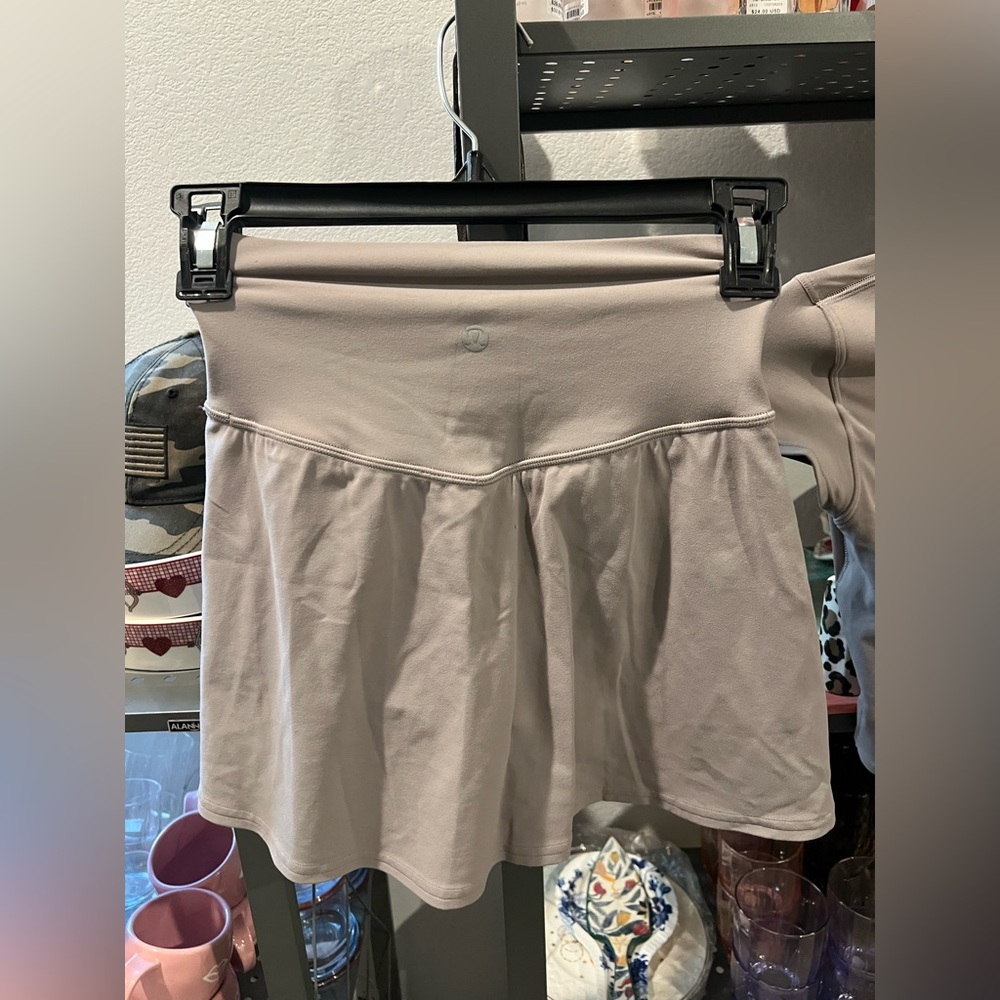 Lululemon SET Align Skort & Nulu Mesh-Back Baby Tee, Sz 2 SET - Picture 12 of 14
